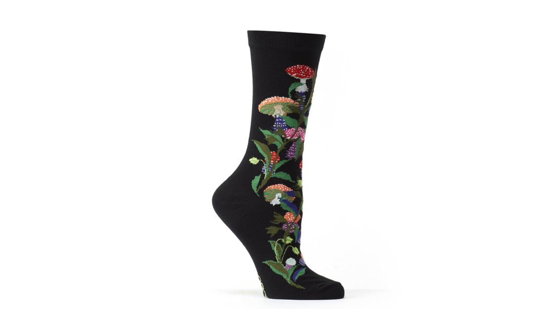 Amanita Muscaria Mushroom Crew Sock