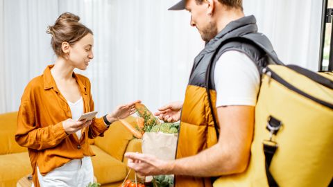 Food delivery services earn 4% on the Capital One Savor, and some grocery deliveries earn 3% as well.
