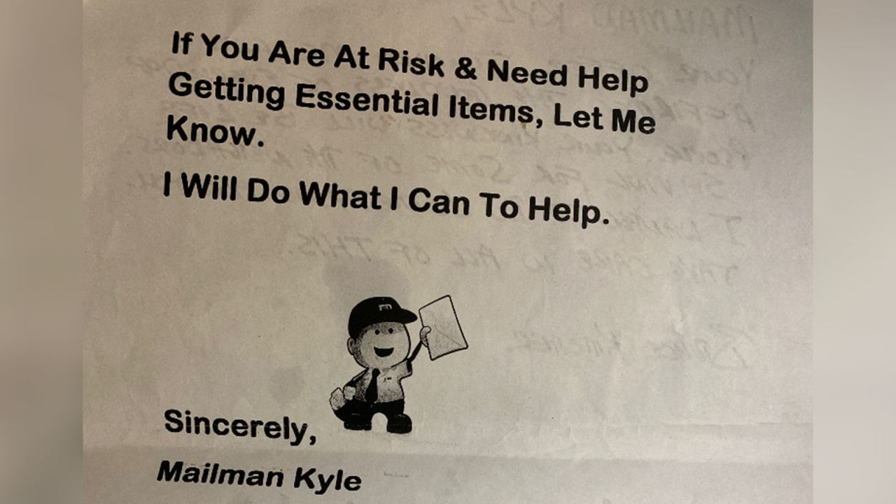 Kyle West made notes to bring to his customers to facilitate supply requests.
