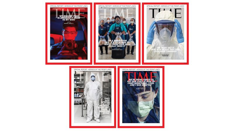 This week’s Time magazine cover spotlights frontline coronavirus workers
