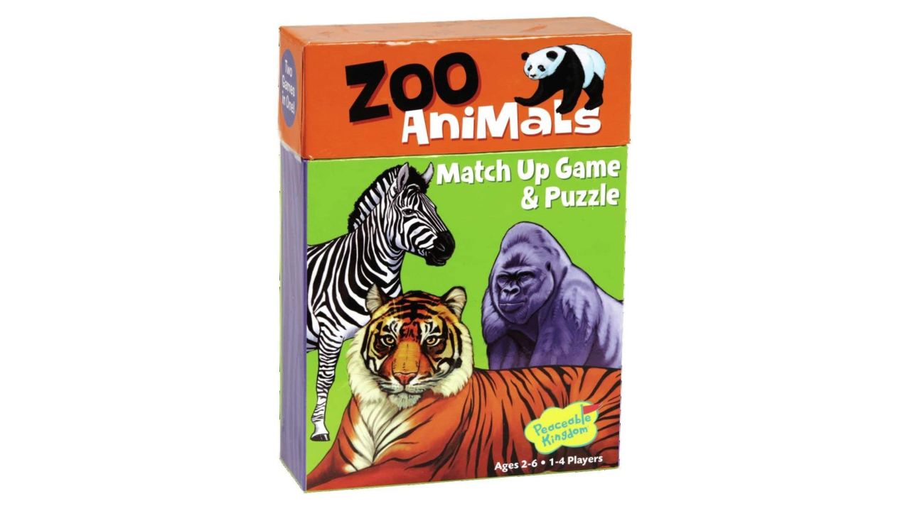 Peaceable Kingdom Zoo Animal Matching Game