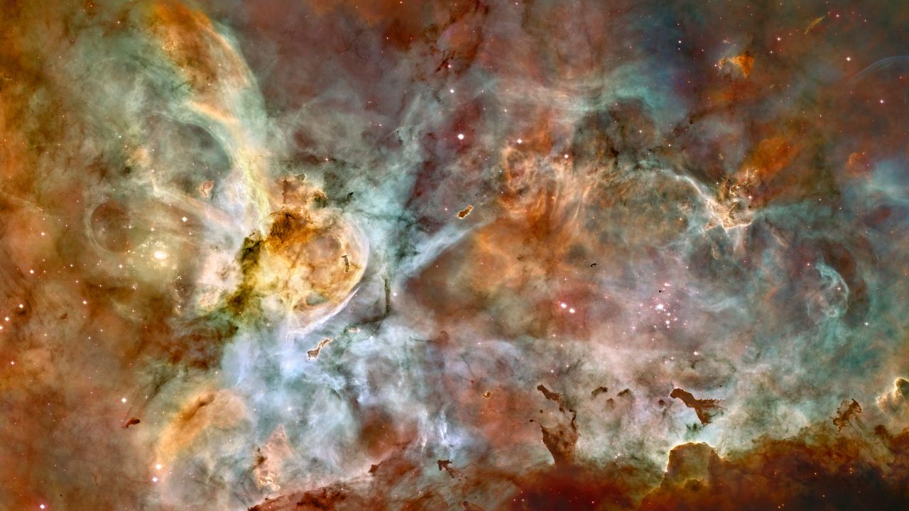 The Hubble Space Telescope captured this 50-light-year-wide view of the central region of the Carina Nebula, where a maelstrom of star birth — and death — is taking place