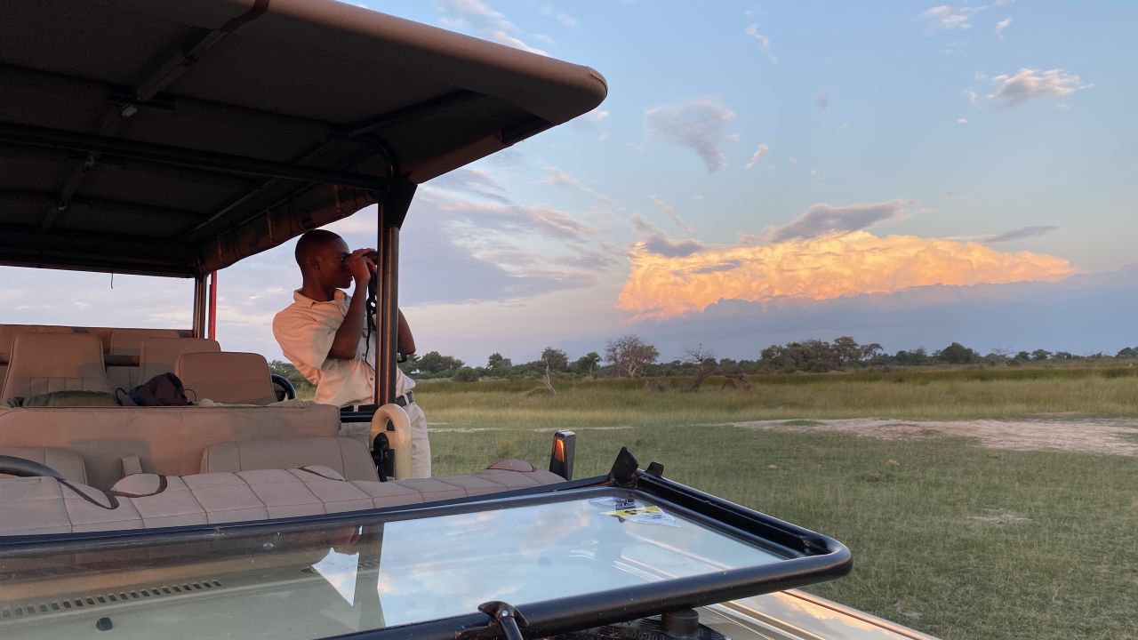A remote safari in Botswana, now closed because of the Covid-19 pandemic.