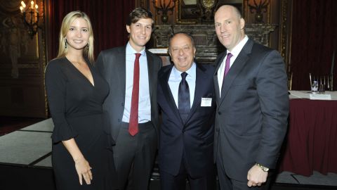 Ivanka Trump, Jared Kushner, Stanley Chera and Rob Stuckey attend The New York Observer Hosts Masters of Real Estate at The Metropolitan Club on September 21, 2011 in New York City.