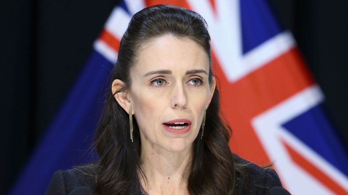 New Zealand Prime Minister Jacinda Ardern at a press conference on April 09, 2020 in Wellington, New Zealand.