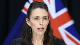 New Zealand's Prime Minister Jacinda Ardern speaks to media during a news conference on April 09, 2020 in Wellington, New Zealand.