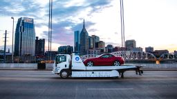 Carvana delivery truck
