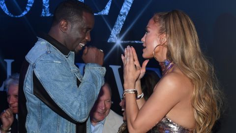 Sean "Diddy" Combs and Jennifer Lopez attend the after party for the finale of the "JENNIFER LOPEZ: ALL I HAVE" residency at Caesars Palace on September 30, 2018, in Las Vegas, Nevada.  