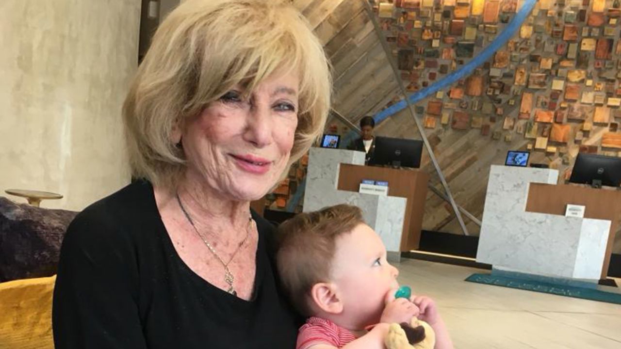 Margie Ulman with great-grandson Graham Ulman.