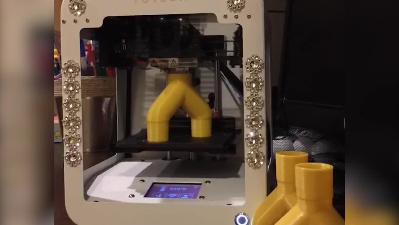 3d printer ventilator y splitter