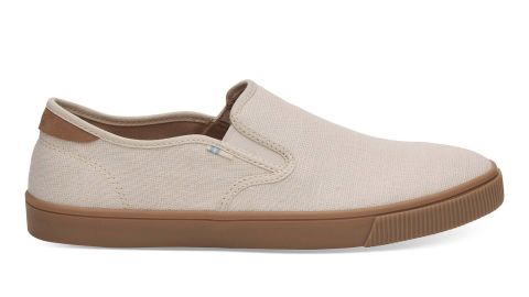 Toms Birch Heritage Canvas Gum Men's Baja Slip-Ons Topanga Collection
