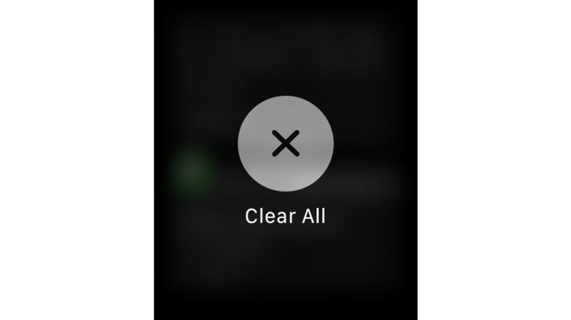 underscored apple watch clear notifications