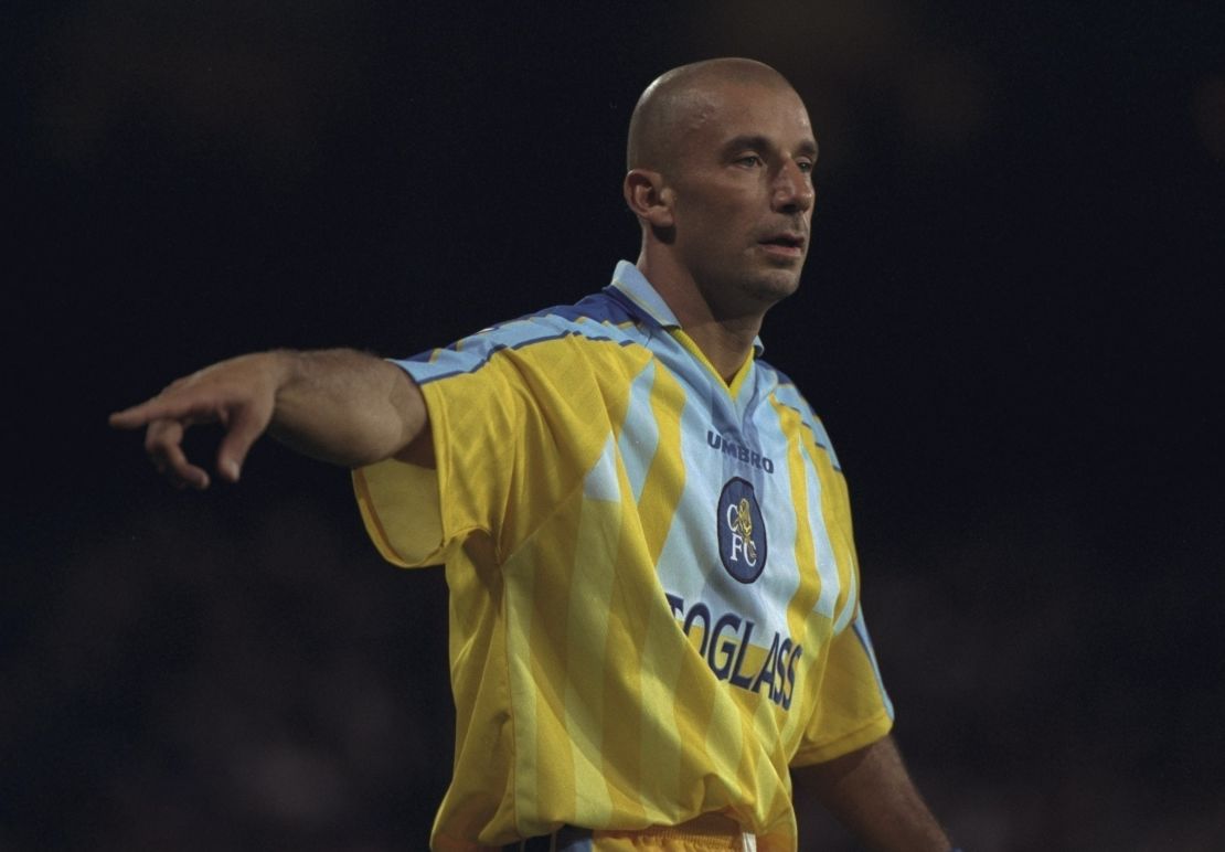 Gianluca Vialli was signed by Chelsea before taking up a managerial role with the club. 
