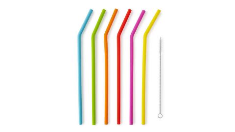 Silicone Reusable Drinking Straws 