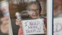 The 93-year-old's plea for more beer went viral.