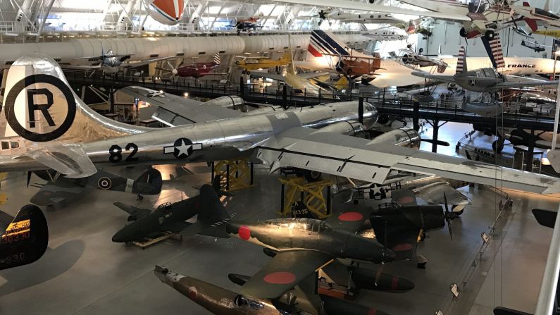 <strong>Enola Gay: </strong>Today, Enola Gay -- the B-29 bomber that dropped the atomic bomb on Hiroshima -- is parked at the Smithsonian Air and Space Museum in Chantilly, Virginia.