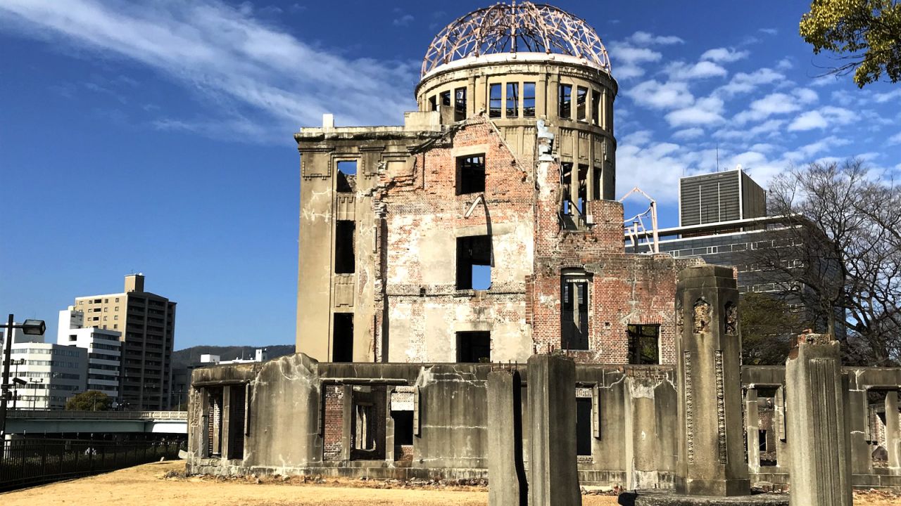 <strong>Ground zero: </strong>The iconic remnants of the Hiroshima Prefectural Industrial Promotion Hall, now known as the Hiroshima Peace Memorial.