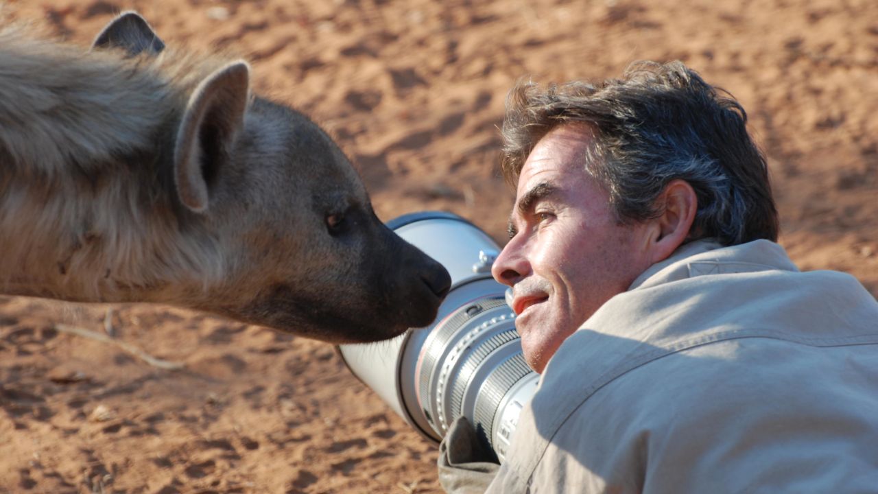 Wildlife photographer Kim Wolhuter gets up close and personal with his subjects