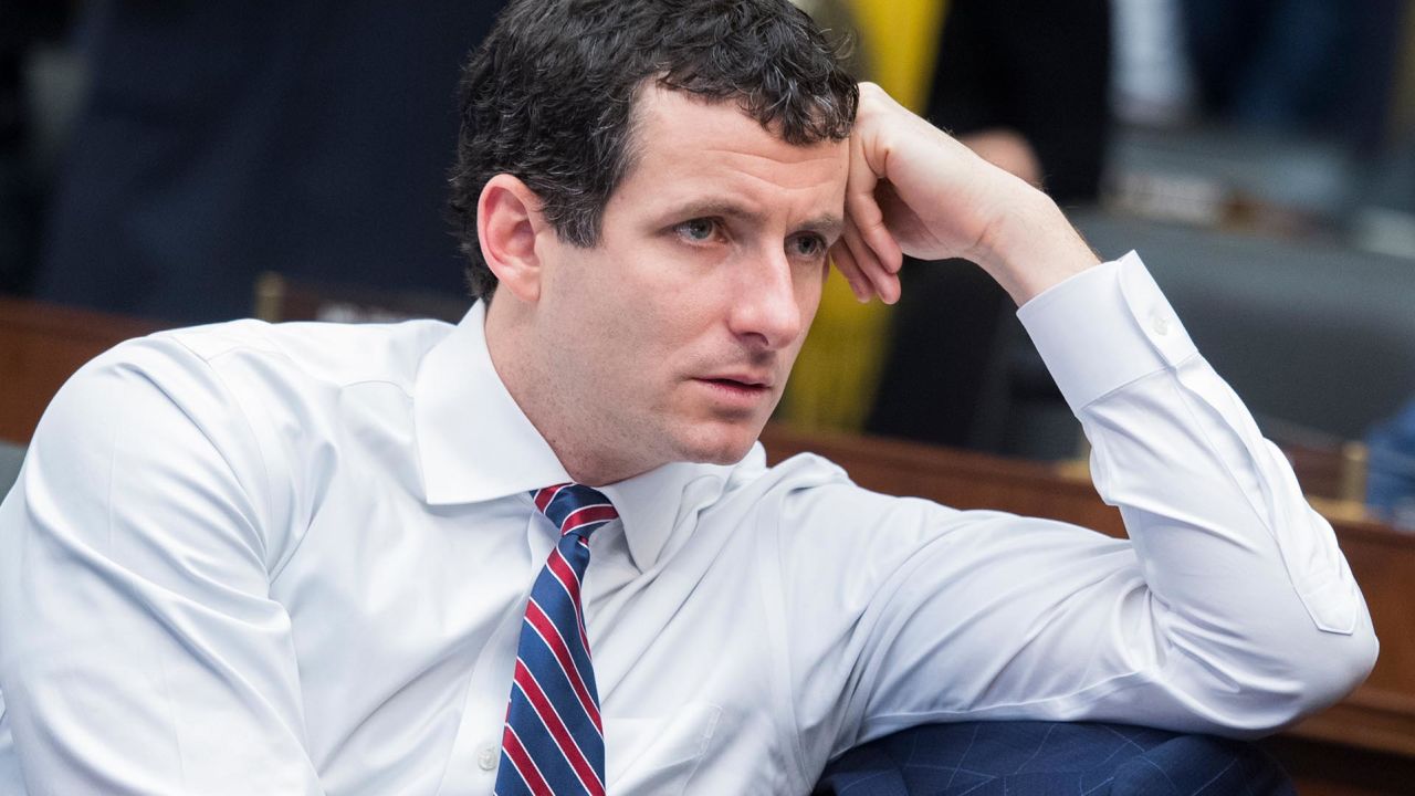 Rep. Trey Hollingsworth attends a House Financial Services Committee organizational meeting in Rayburn Building on Wednesday, January 30, 2019.