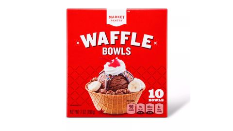 Waffle bowls, 10 pieces