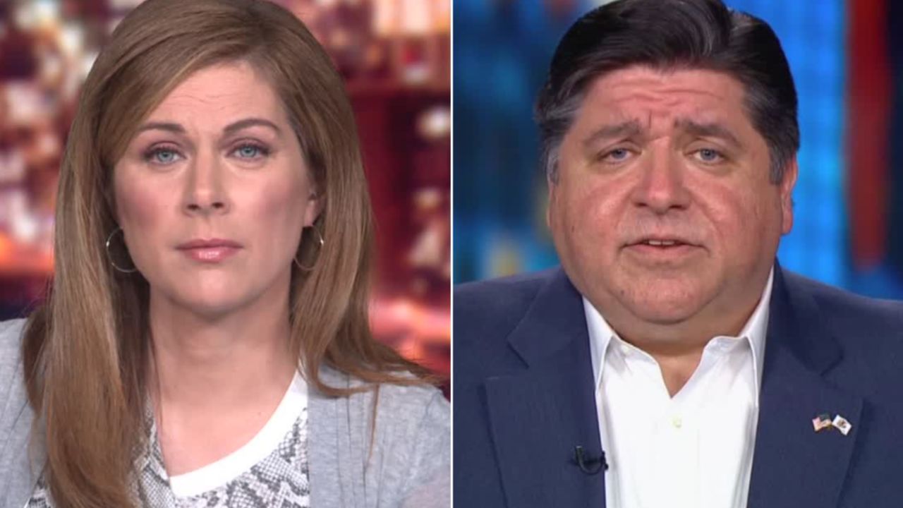 J B Pritzker Illinois Governor Erin Burnett Split 01