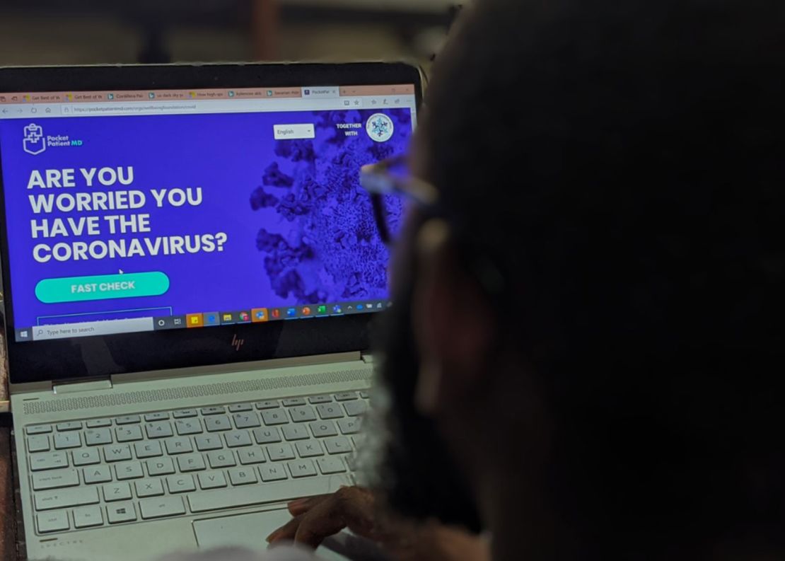 This website allows Nigerians to determine if they are at elevated risk of contracting coronavirus. 