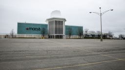 OHIO, USA - MARCH 24: A closed shopping mall is seen in Lima, Ohio on March 24, 2020 amidst the Coronavirus Pandemic. 