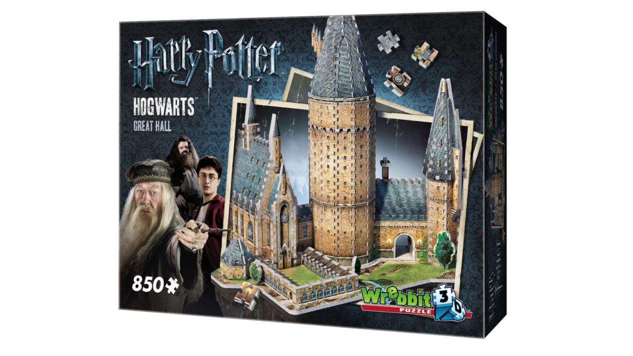 Wrebbit Harry Potter Hogwarts Great Hall 850-Piece 3D Puzzle