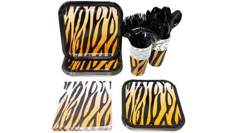 Tiger Stripe Party Supplies Pack