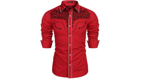 Coofandy Men's Western Shirts