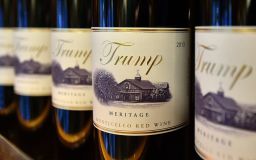 Trump brand wine is seen inside the Trump International Hotel in Las Vegas, Nevada.