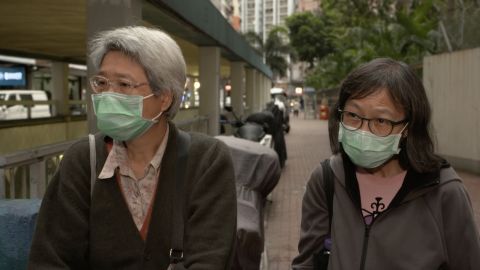 Cheung Lai Hung, left, and Chan Yuk Kuen, right.