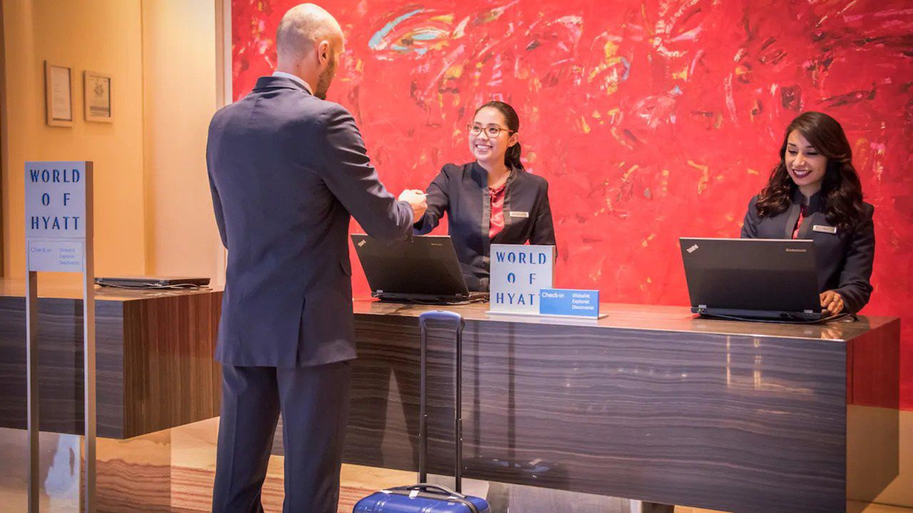 Get access to the elite check-in line at Hyatt hotels worldwide with the World of Hyatt Business credit card.