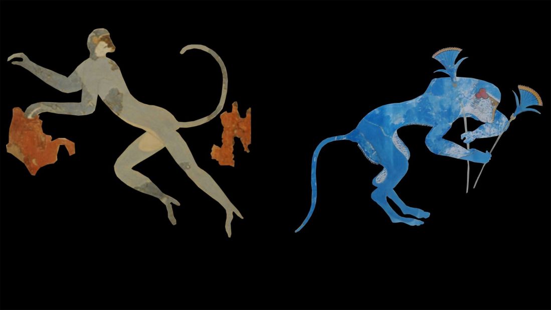 These monkeys can be found in ancient Grecian frescoes. And the details are so accurate that resear