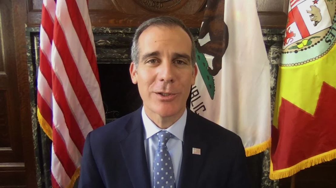 Los Angeles Mayor Eric Garcetti has agreed to slash between $100 million and $150 million from the proposed funding for the LAPD.