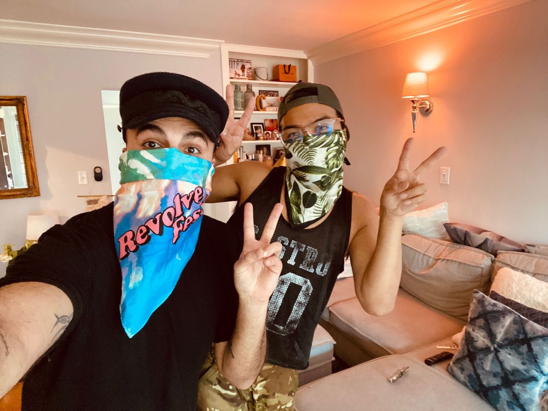 Charles Lichaa and Lo Noulinthavong, 30-year-old best friends and coworkers, decided to "quaranteam" together at Lichaa's West Hollywood, California, apartment. 