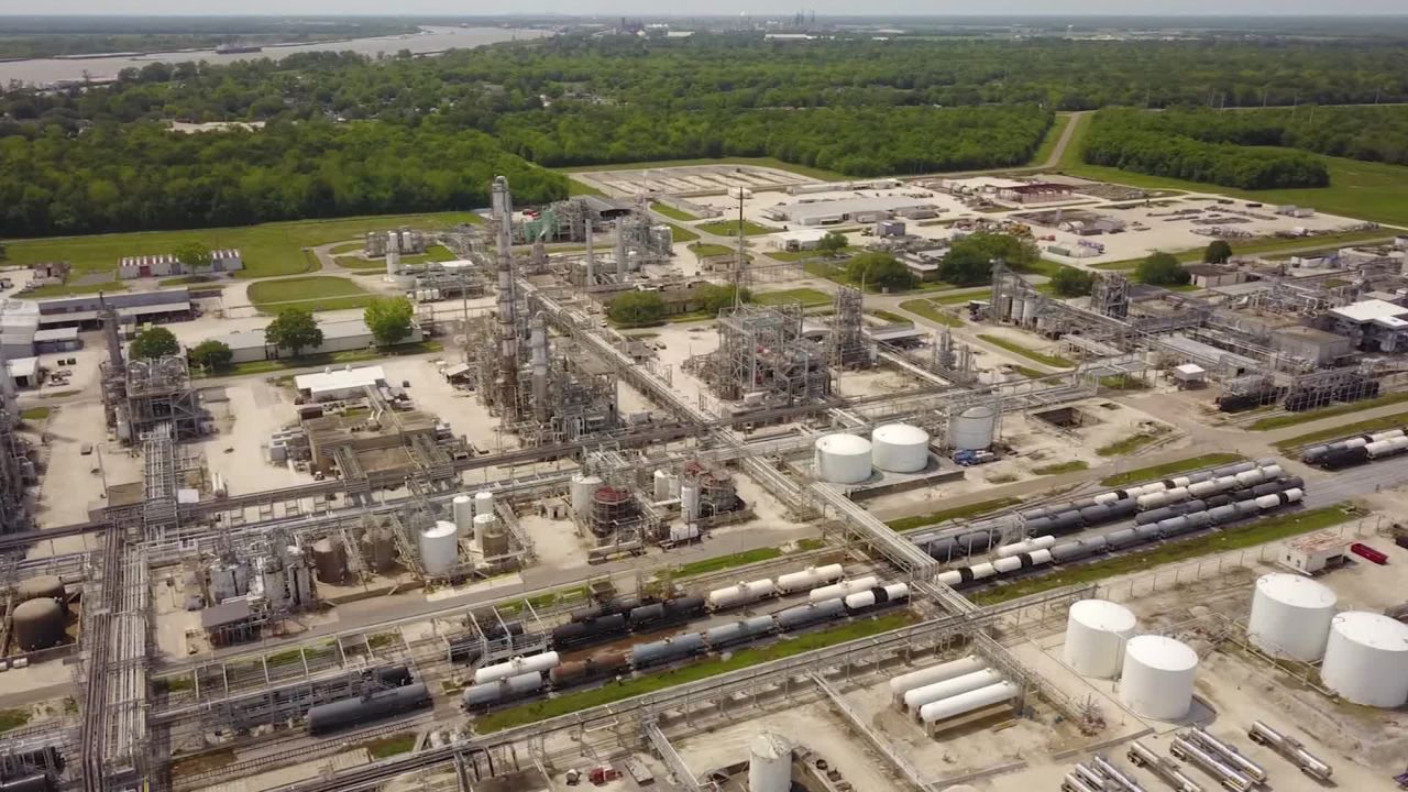 St. John the Baptist Parish sits among a sprawling collection of chemical plants and oil refineries along the Mississippi River between Baton Rouge and New Orleans.
