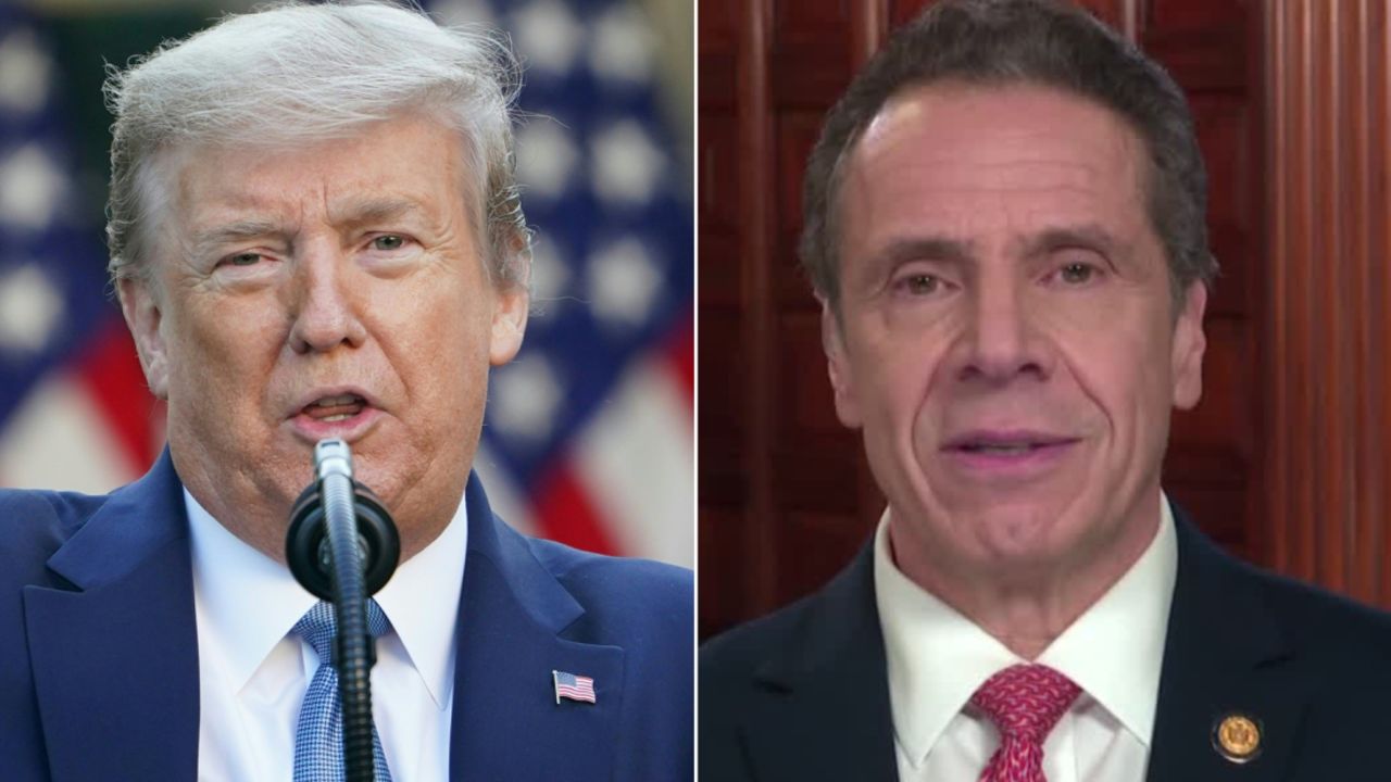 Andrew Cuomo Donald Trump Split April 15 2020