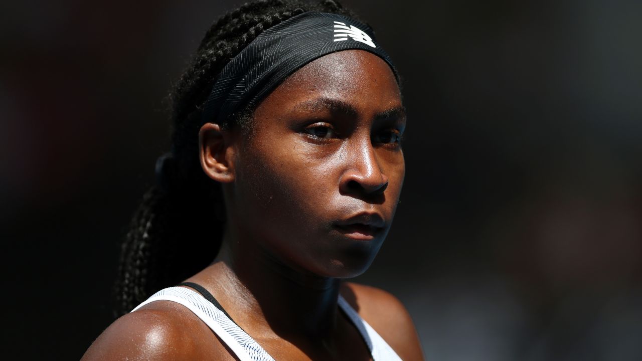 Coco Gauff has demanded change and urged people to vote. 