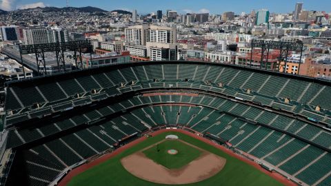 Oracle Park, home of the San Francisco Giants, may be empty for awhile.