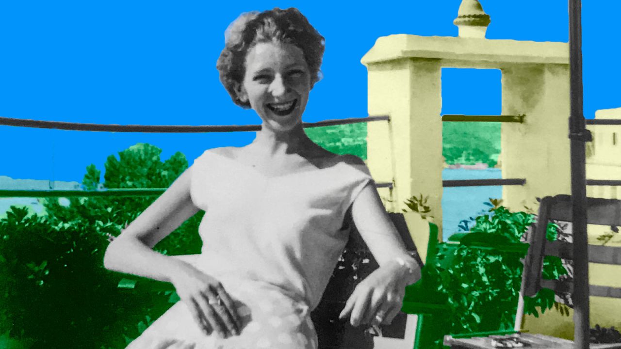 <strong>The travel explosion:</strong> Mavis Johnston, pictured here in this colorized black and white photo, witnessed travel's 1950s boom years. Click through the gallery to view her experiences.