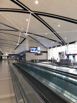 The Detroit airport on April 16.