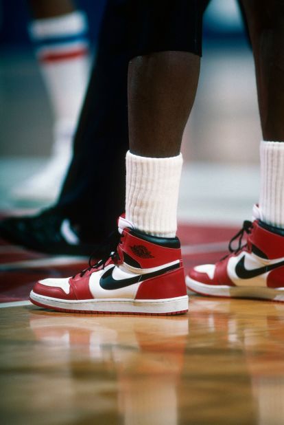 Jordan signed a lucrative shoe deal with Nike after turning pro, and his first "Air Jordan" sneaker was released during his rookie season. The shoes became a smash hit, and a new version was released every year to great fanfare.