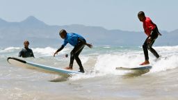 Waves For Change is a South African organization that use surfing as a form of therapy for at-risk youth. 