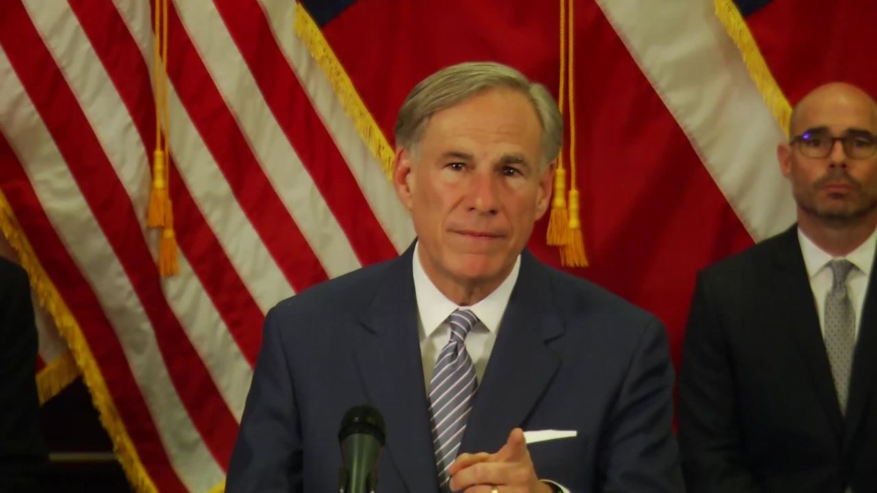 Texas Republican Gov. Greg Abbott has had to strike a balance between businesss interests and health professionals in his plan to reopen Texas
