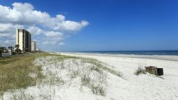 A general view of Jacksonville Beach amid the coronavirus outbreak on March 21, 2020 in Jacksonville Beach, Florida. 