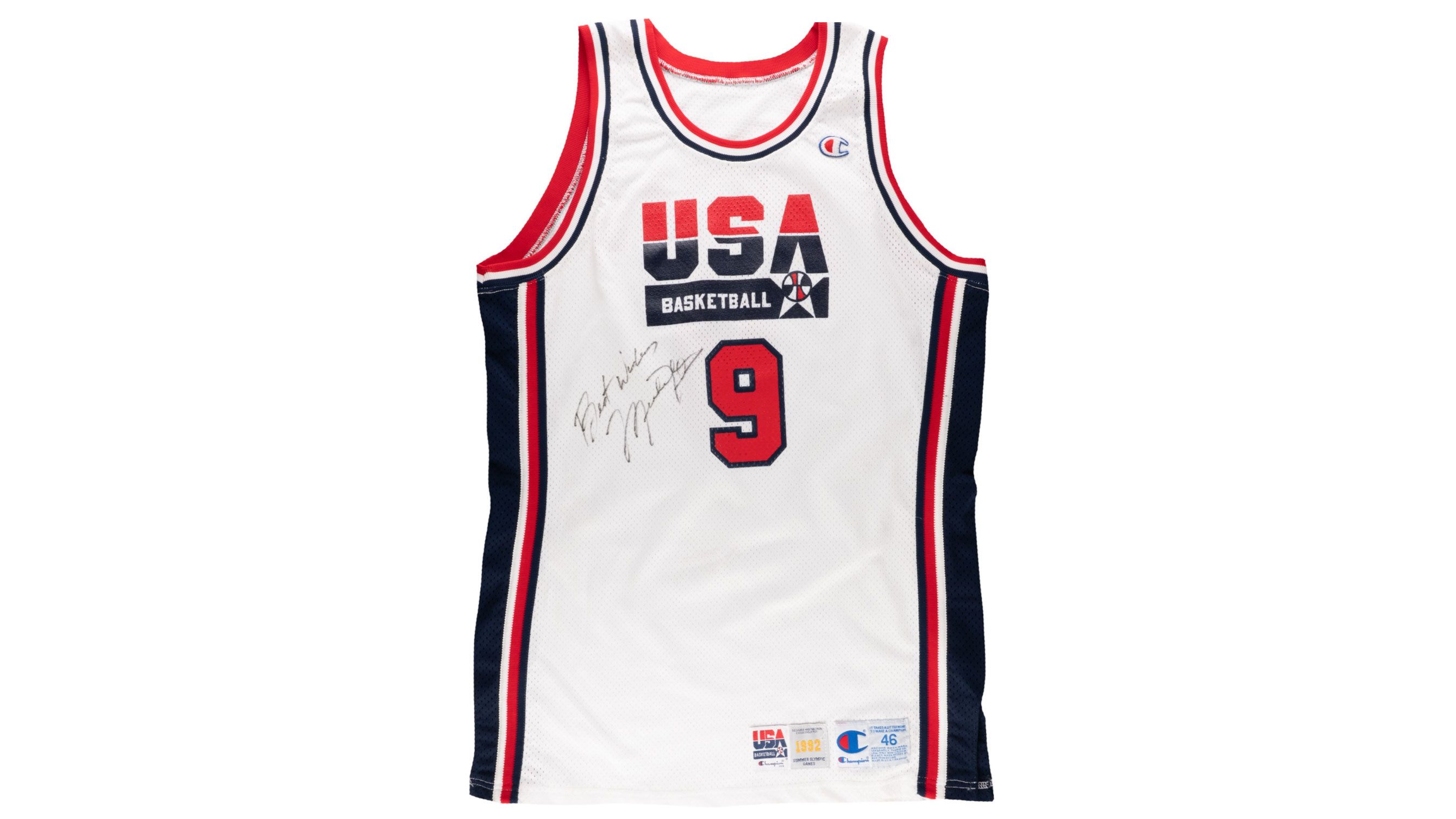Michael Jordan's 1992 US Olympic 'Dream Team' game-worn jersey to be sold  at auction - ABC7 New York