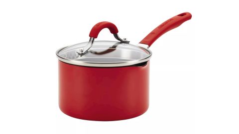 Circulon Innovatum Aluminum Covered Straining Saucepan