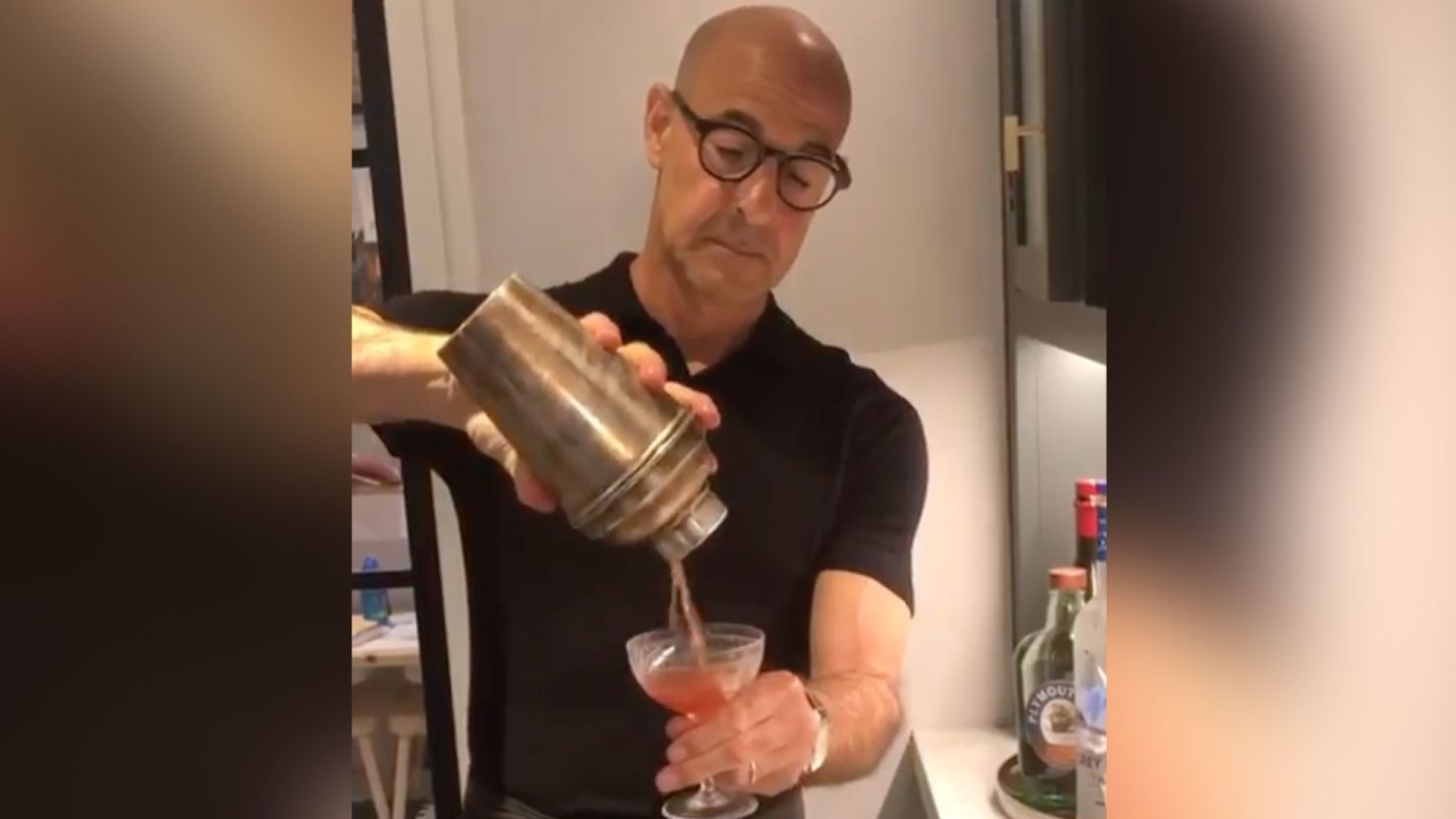 Watch Stanley Tucci Share His Negroni Recipe on Instagram