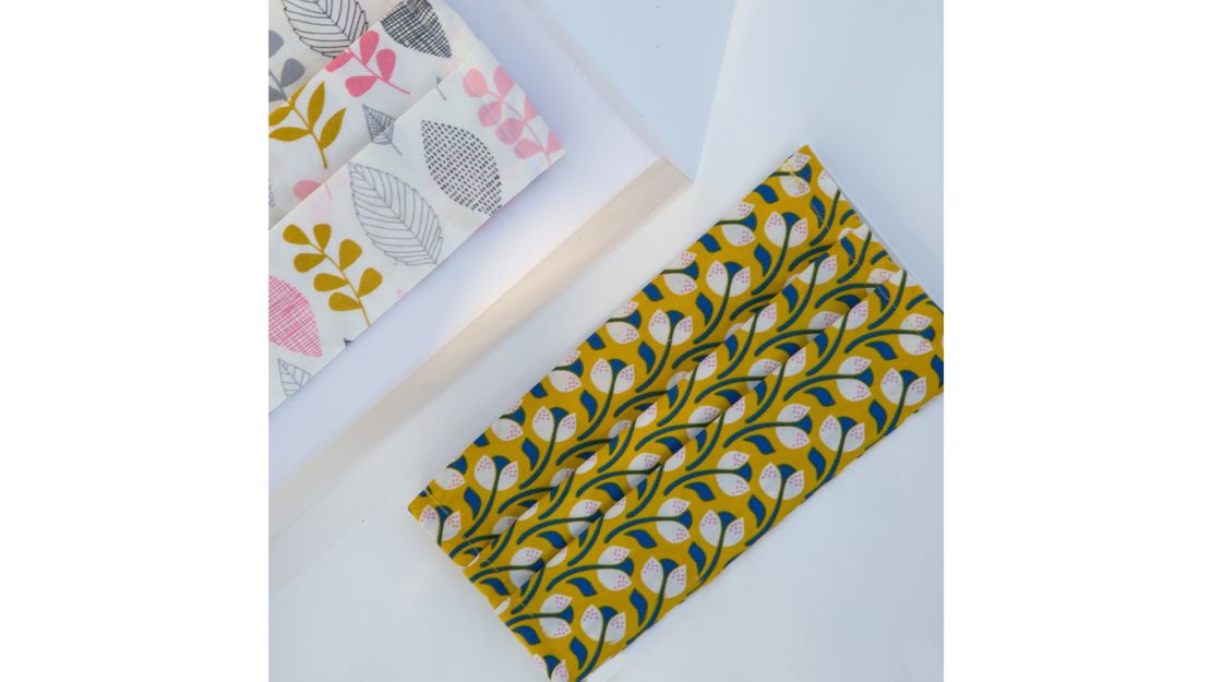 Washable Floral Face Mask with Filter
